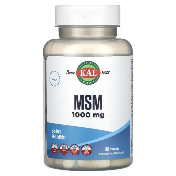 Комплекс для суставов KAL MSM 1000 мг 80 табл. (000023512)
