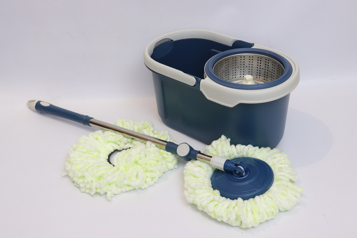 Швабра з автоматичним віджимом Magic та круглим відром Синій - фото 2 Швабра з автоматичним віджимом Magic та круглим відром Синій - фото 2