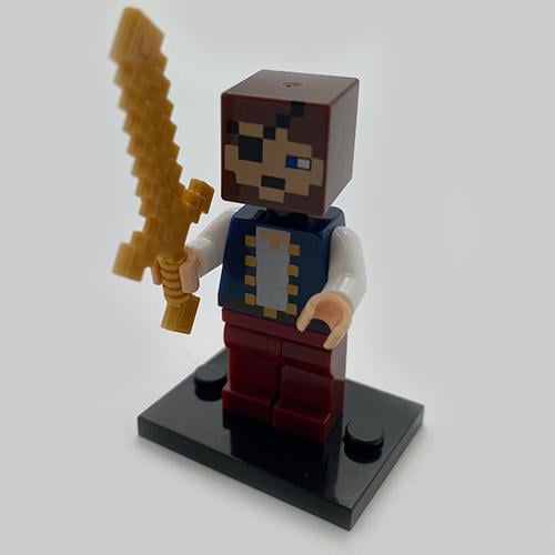 Конструктор фигурка iBlock Pirate Minecraft 5 см