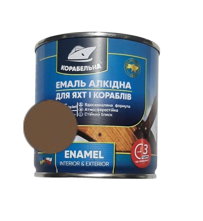 Эмаль алкидная Корабельная 0,9 кг Коричневый (34640972)