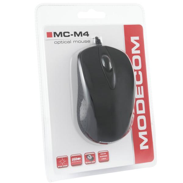 Миша комп'ютерна Modecom M-MC-00M4.1-100 провідна 1,8 м 1200 dpi Чорний (599595) - фото 7