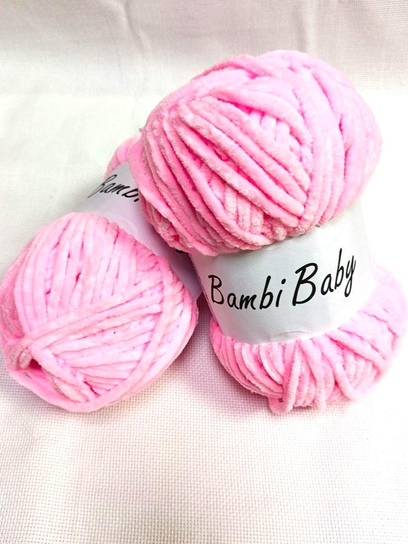 Пряжа плюшевая Bambi Babi велюр 100 г 110 м Светло-розовый 034 (2313873865) Пряжа плюшевая Bambi Babi велюр 100 г 110 м Светло-розовый 034 (2313873865)