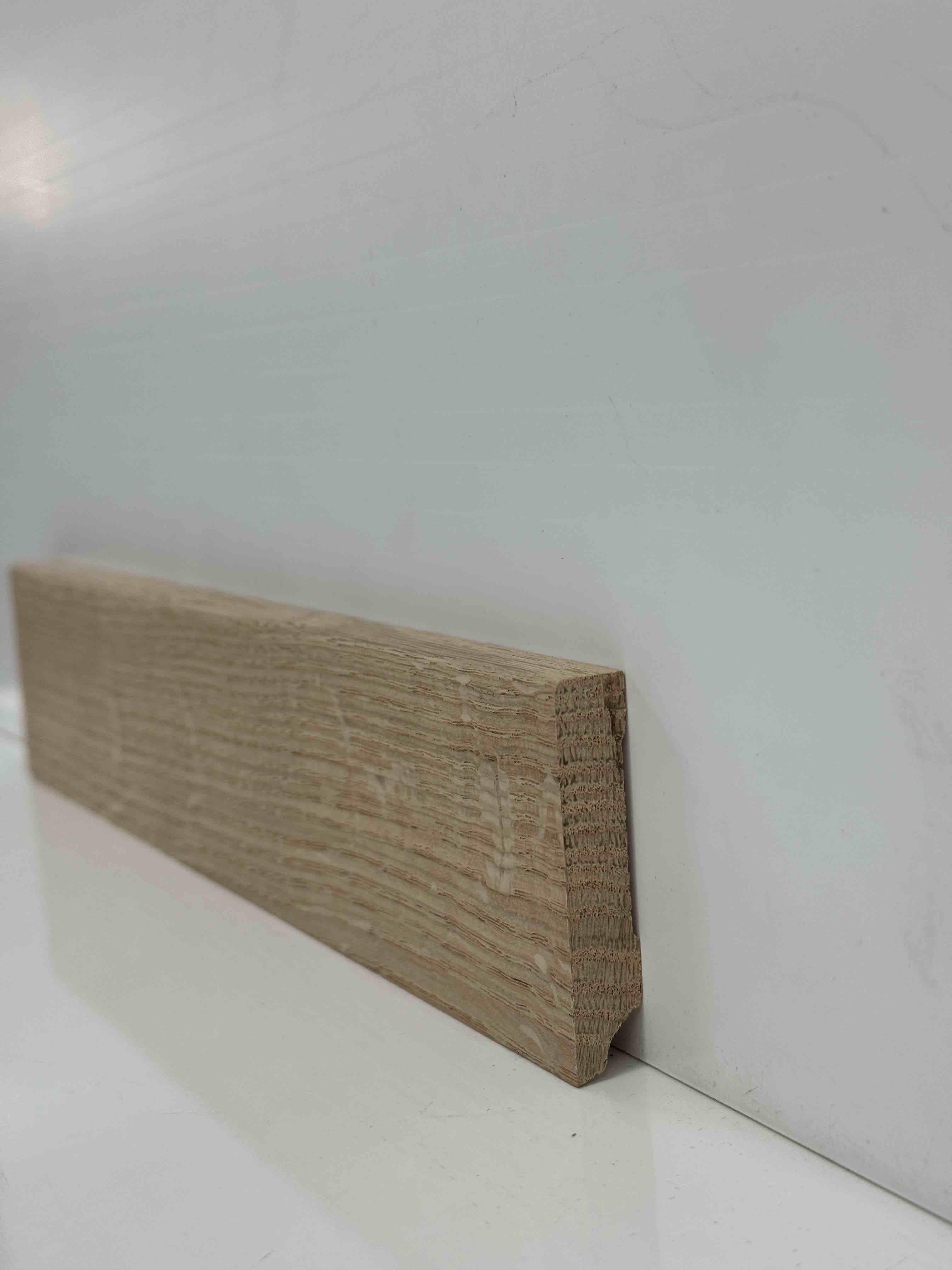 Плінтус дерев'яний із дуба Елеганс під фарбування 58х12 мм (29954666) - фото 7 Плінтус дерев'яний із дуба Елеганс під фарбування 58х12 мм (29954666) - фото 7