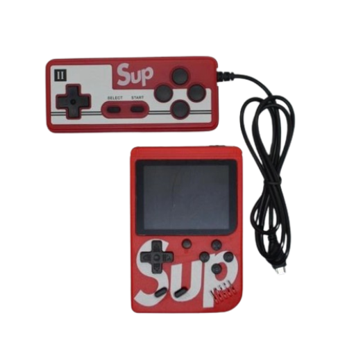 Приставка Retro Fc Sup Game Box Dendy RF-400 з джойстиком 400 ігор Червоний - фото 2