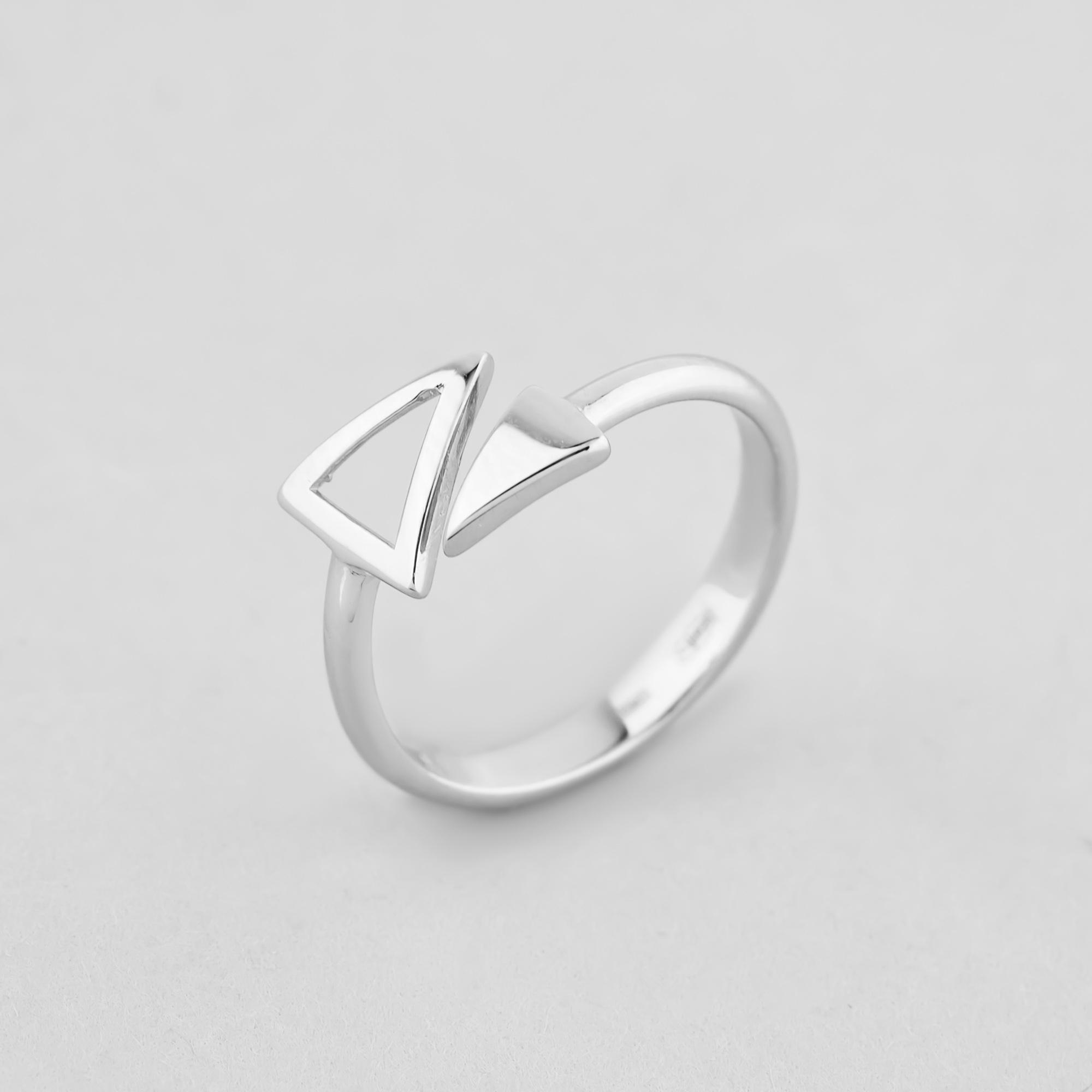 Серебряное кольцо Minimal Стимул (15088)