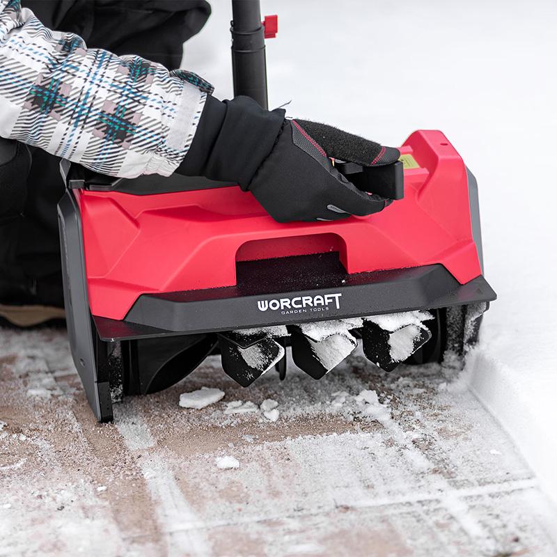 Снегоуборщик аккумуляторный бесщеточный Worcraft CST-S40LiB с аккумуляторами 2,4А и зарадным (43218) - фото 16