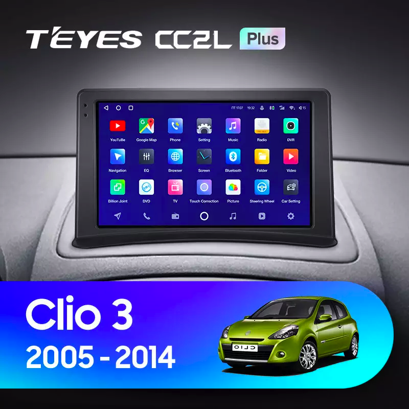 Автомагнитола штатная Teyes CC2L Plus для Renault Clio 3 2005-2014 Android 2/32 Гб (1652330930) - фото 3