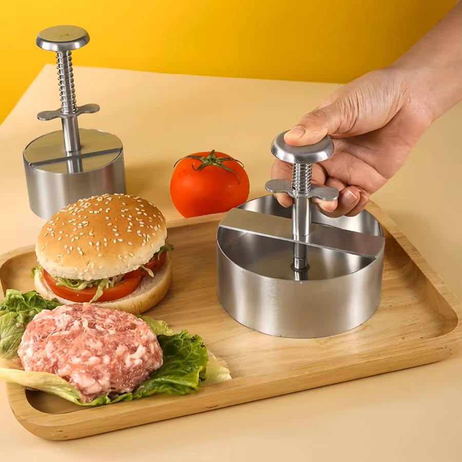Прес формувальник для котлет та бургерів із нержавіючої сталі 304 Ø11,4 см (BURG114) - фото 3