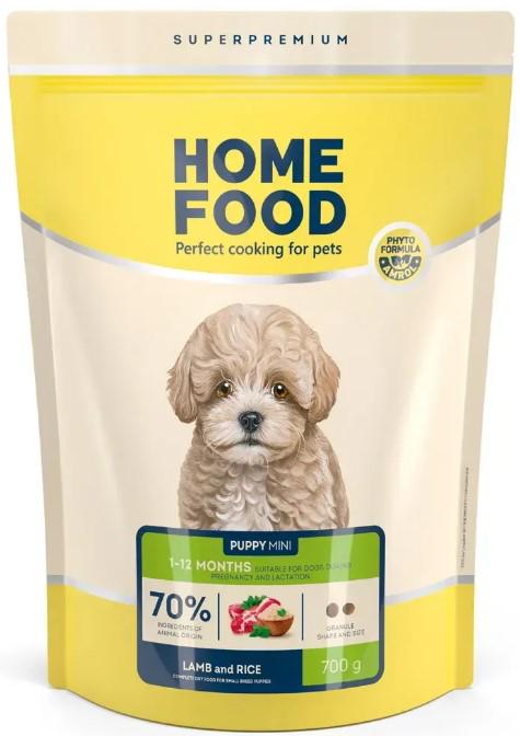 Корм сухий для цуценят малих порід Home Food Ягнятина та рис 700 г (00-00029341) Корм сухий для цуценят малих порід Home Food Ягнятина та рис 700 г (00-00029341)