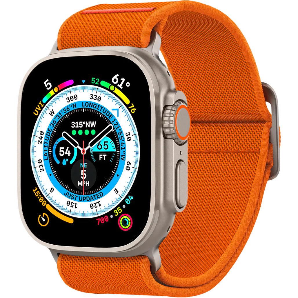 Ремешок Spigen Lite Fit Ultra для Apple Watch 42/44/45/49 мм Orange (AMP05986)
