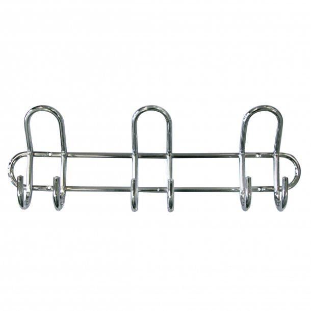 Вішак гардеробний Axentia 6 гачків 39 см Хром (291272)