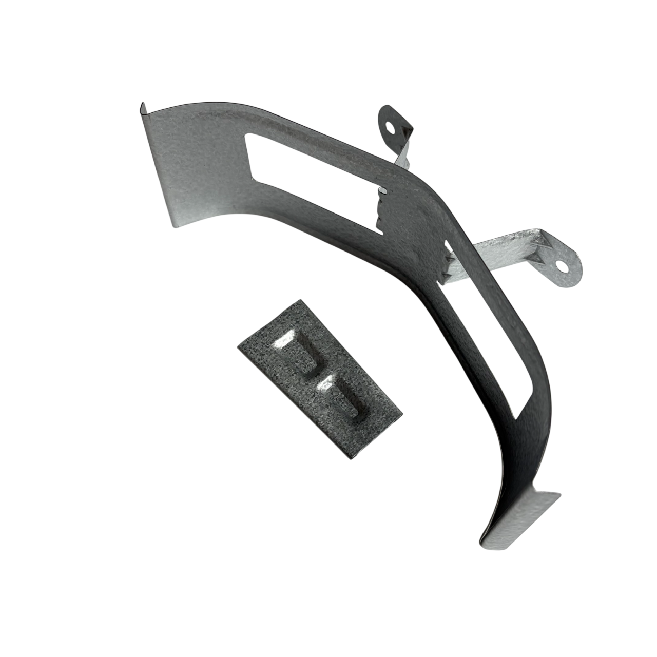 Крепление трубы водосточной под шуруп Alpine 125/90 мм RAL 0000 Алюцинк алюмоцинк (010086) Крепление трубы водосточной под шуруп Alpine 125/90 мм RAL 0000 Алюцинк алюмоцинк (010086)