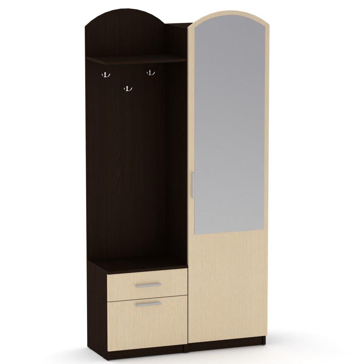 Передпокій Компаніт Лідія 100х37,5х200 см Венге комбі (26622260)