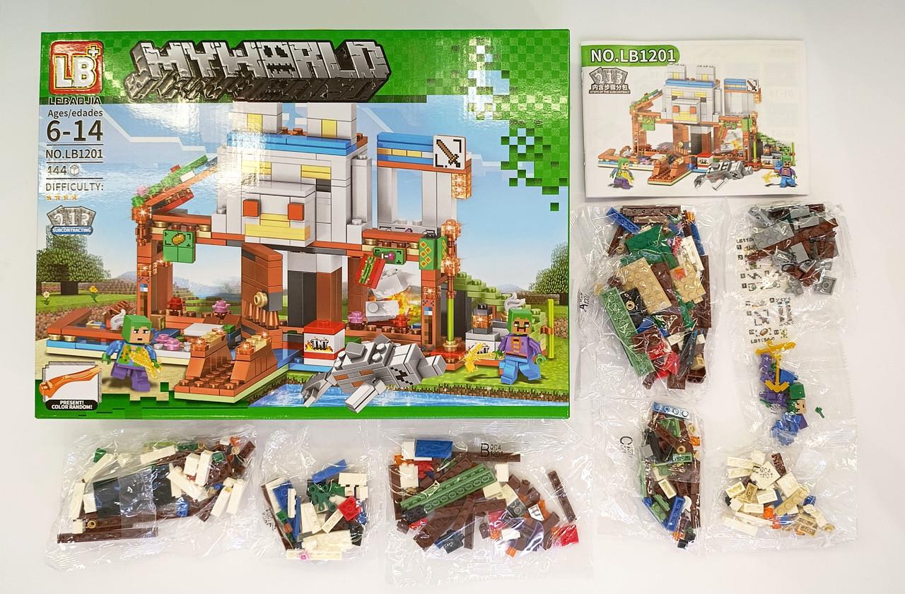 Конструктор Майнкрафт Minecraft 444 дет.