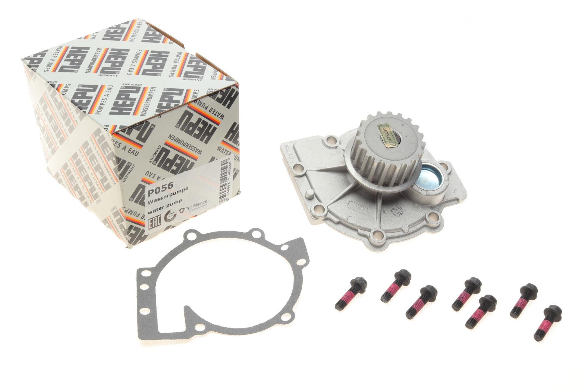 Помпа води Hepu Ford Focus/Kuga/Mondeo 2.5ST/RS 05-/Renault Laguna 2.0 16V 95- P056