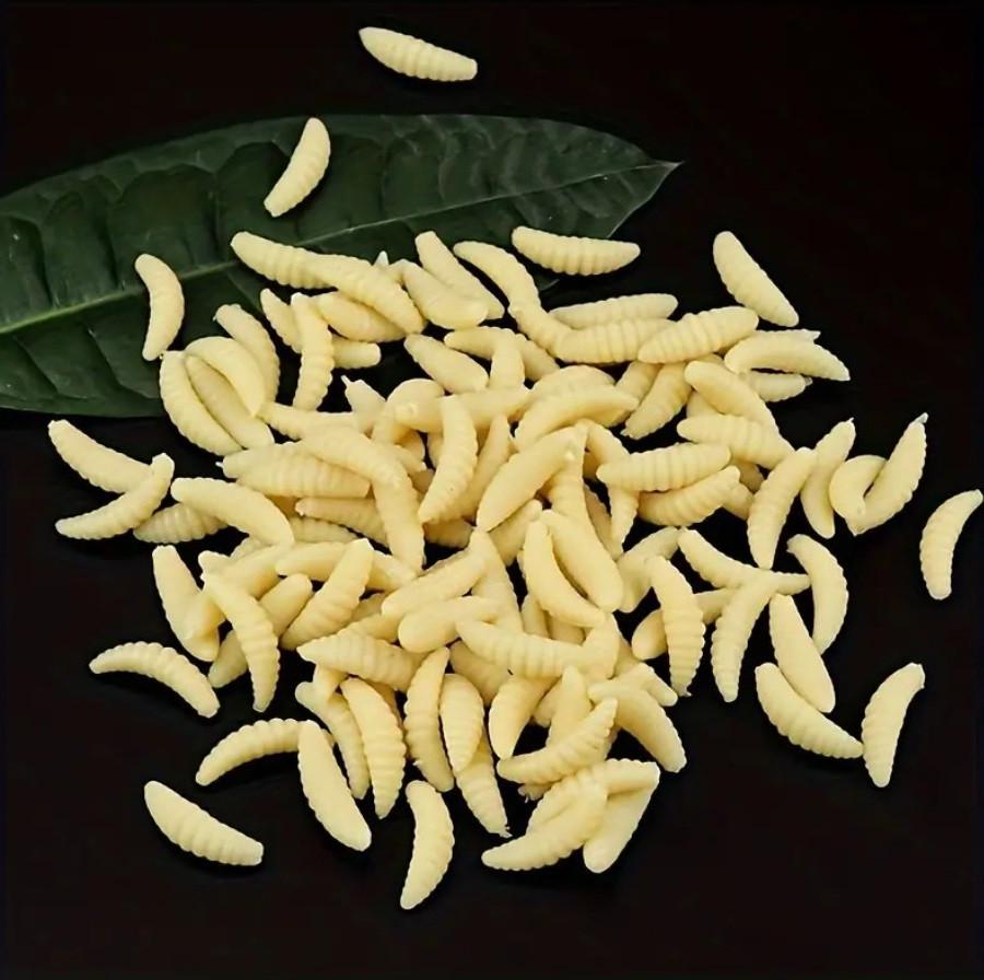 Реалістичні опариші личинки для Хелловіна та вечірок 20 шт. (2733446283) - фото 4