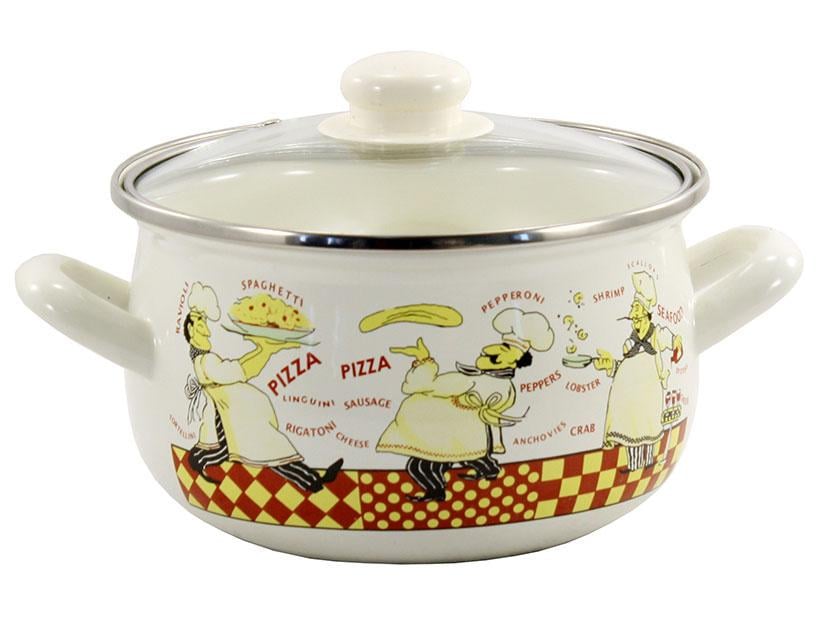 Кастрюли эмалированные Interos Повар 3 шт. - фото 2 Кастрюли эмалированные Interos Повар 3 шт. - фото 2