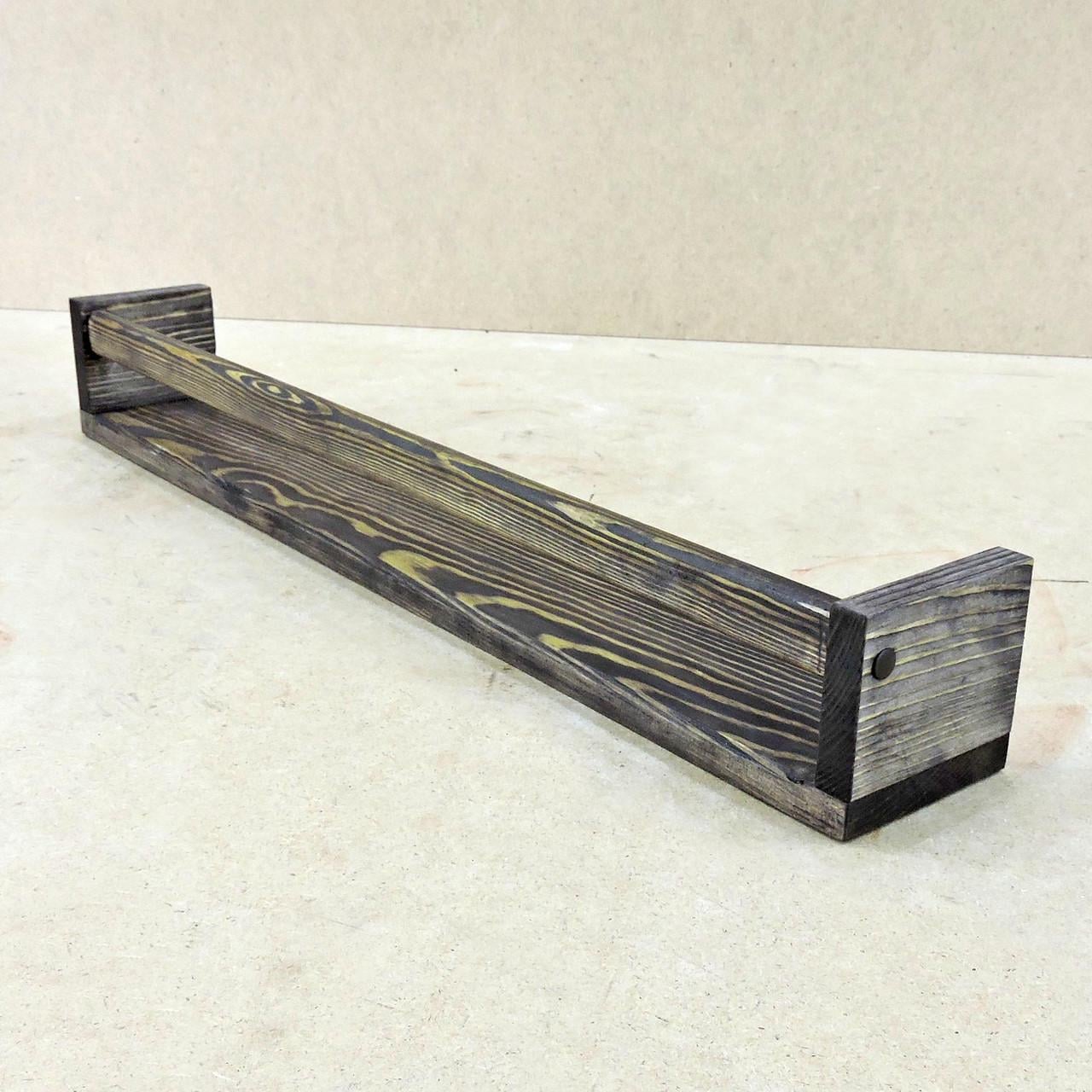 Полка настенная из дерева Кингкей 70 см Морион (НСП-701011)