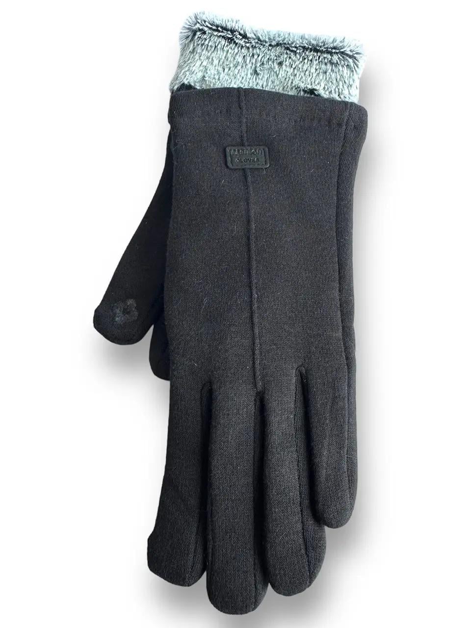 Перчатки женские сенсорные 1-33 р. 6,5 Серый (DR018060)