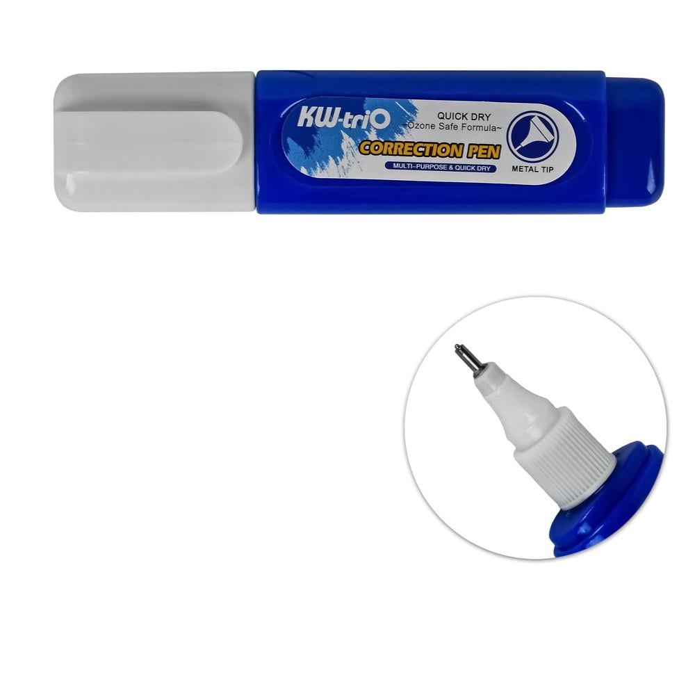 Коректор-ручка KW-Trio WW00849ST 12 мл Синій з білим (24869577) - фото 2 Коректор-ручка KW-Trio WW00849ST 12 мл Синій з білим (24869577) - фото 2
