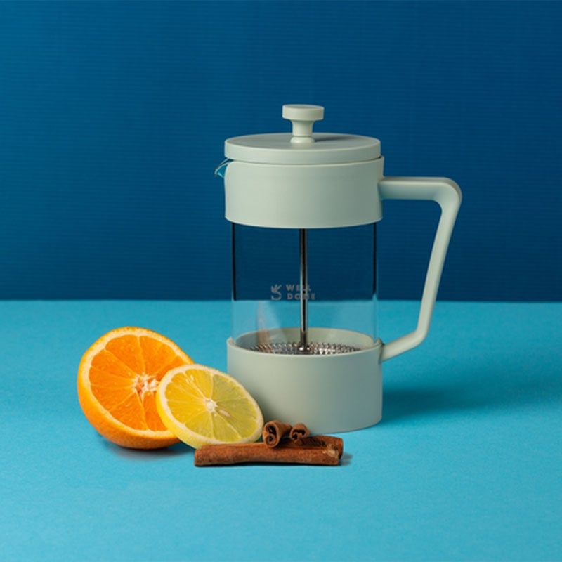 Заварник Well Done WD-8056A френч-пресс стеклянный 600 мл Mint (26202759) - фото 6 Заварник Well Done WD-8056A френч-пресс стеклянный 600 мл Mint (26202759) - фото 6