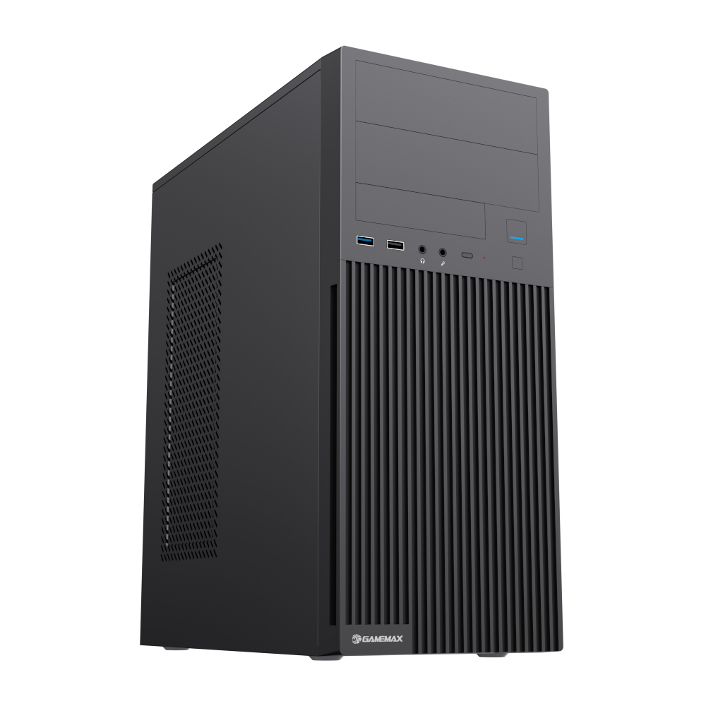 Компьютерный корпус GAMEMAX ET-215-NP-U3 (Midi Tower), Black, без БП — универсальный формат для ATX/microATX Компьютерный корпус GAMEMAX ET-215-NP-U3 (Midi Tower), Black, без БП — универсальный формат для ATX/microATX