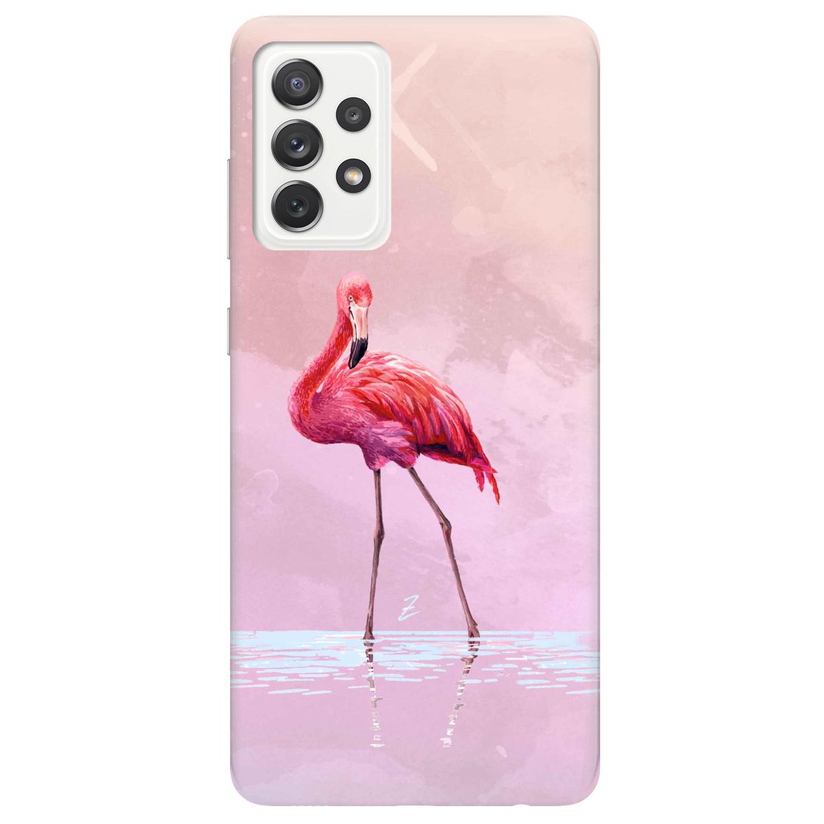 Силіконовий чохол Zorrov для Samsung Galaxy A72 - Flamingo (15140040065124079)