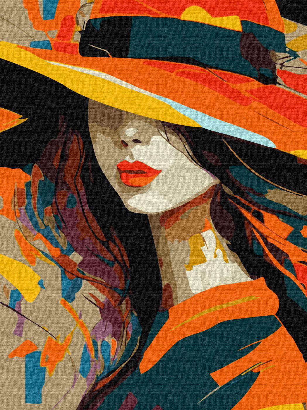 Картина по номерам Идейка Элегантная дама 30х40 см (Id-KHO8326)