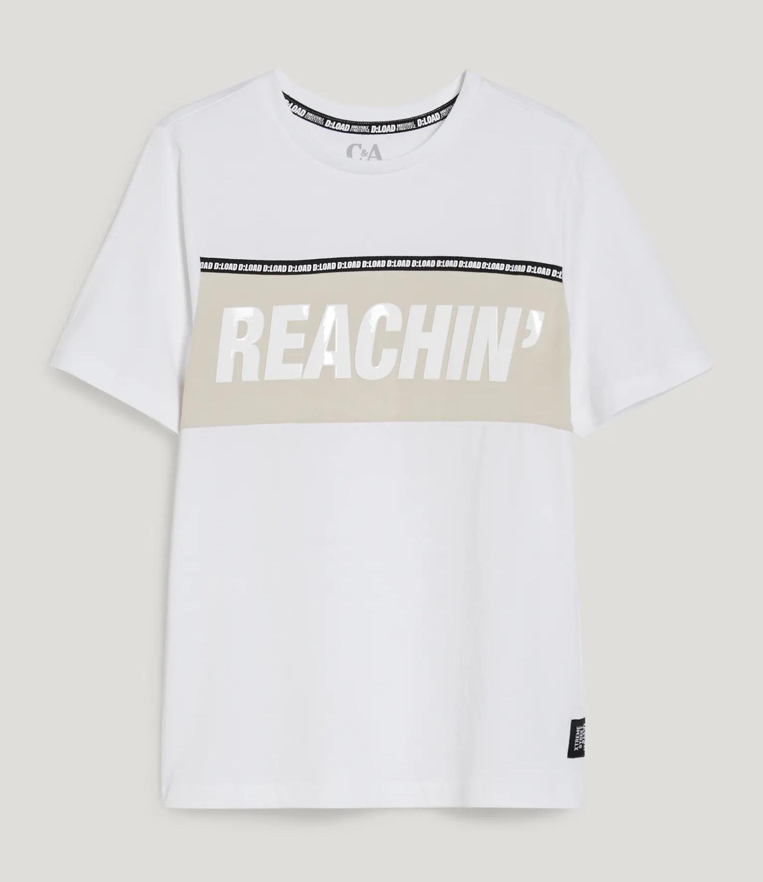 Футболка для мальчика C&A 146-152 см White (2158421)