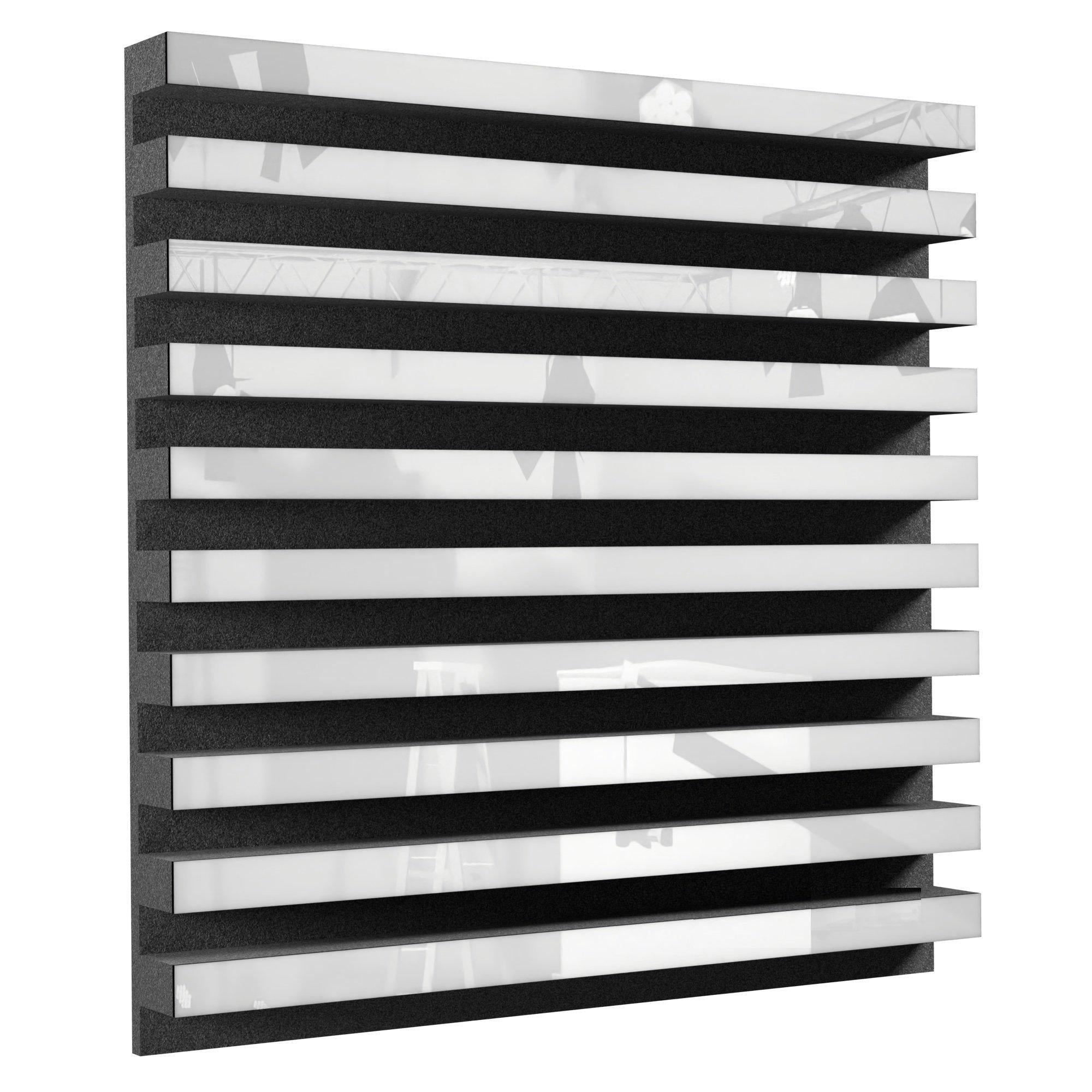 Акустична панель Ecosound Comb Plastic 50х50 см 53 мм Білий (1293)