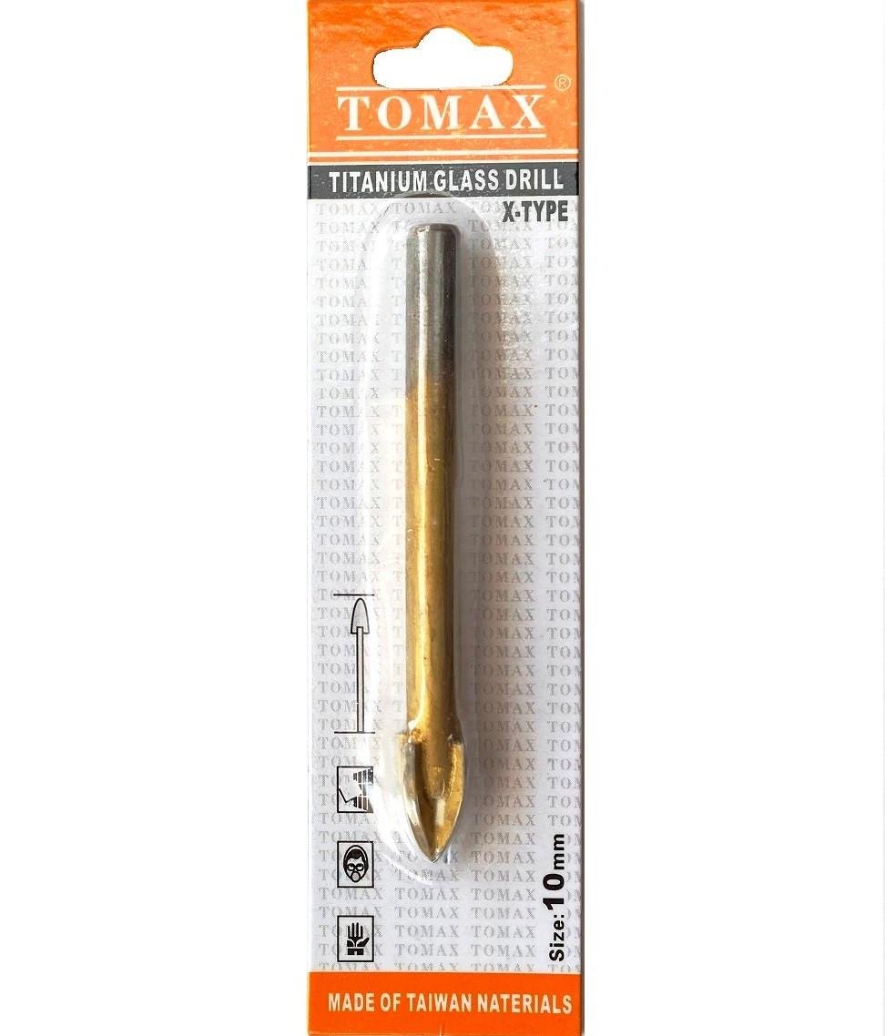 Сверло по плитке TOMAX 10 мм титан квадро (1689169060)