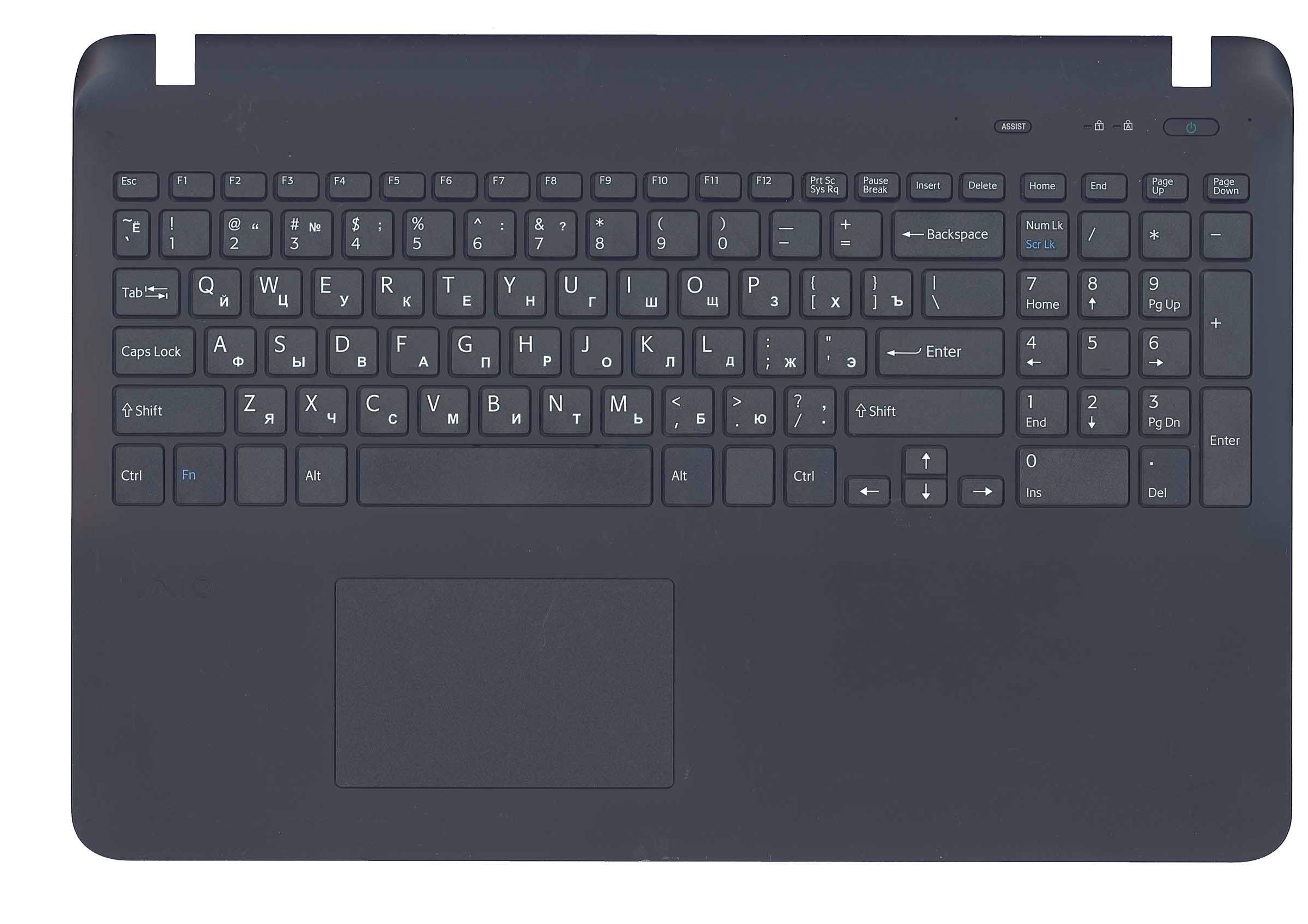 Клавиатура для ноутбука Sony SF510 Black TopCase Black