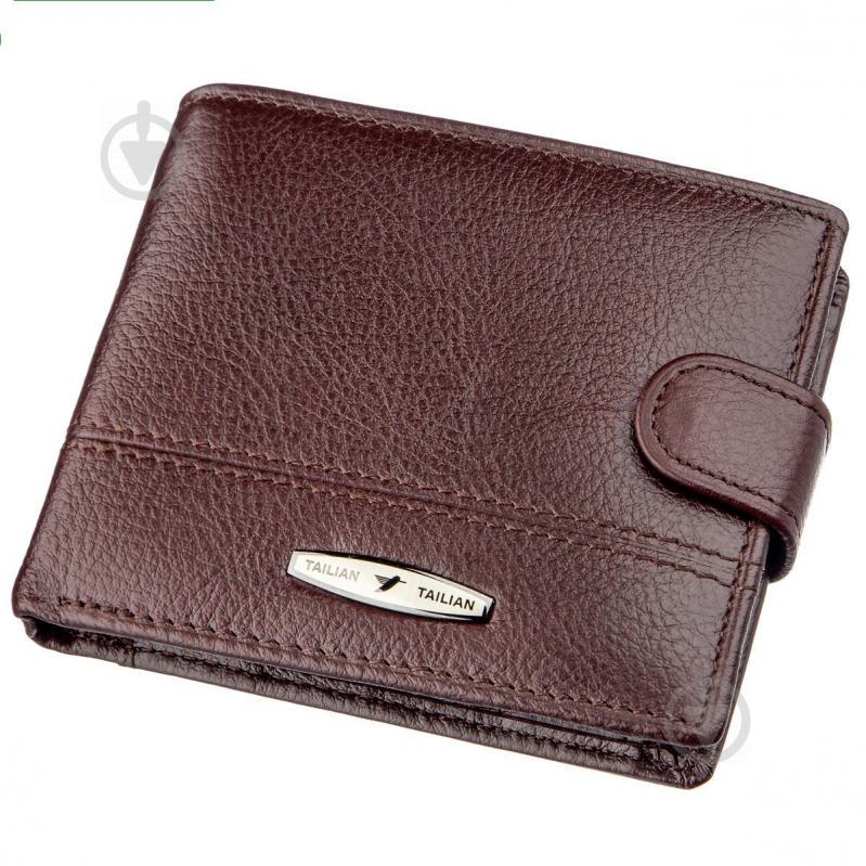 Кошелек кожаный TAILIAN 19007 Коричневый