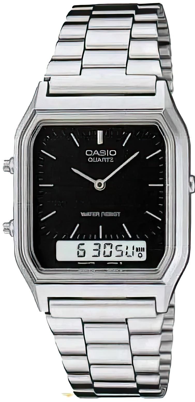 Годинник чоловічий Casio AQ-230A-1DMQ з подвійною індикацією (1141-0048) - фото 9