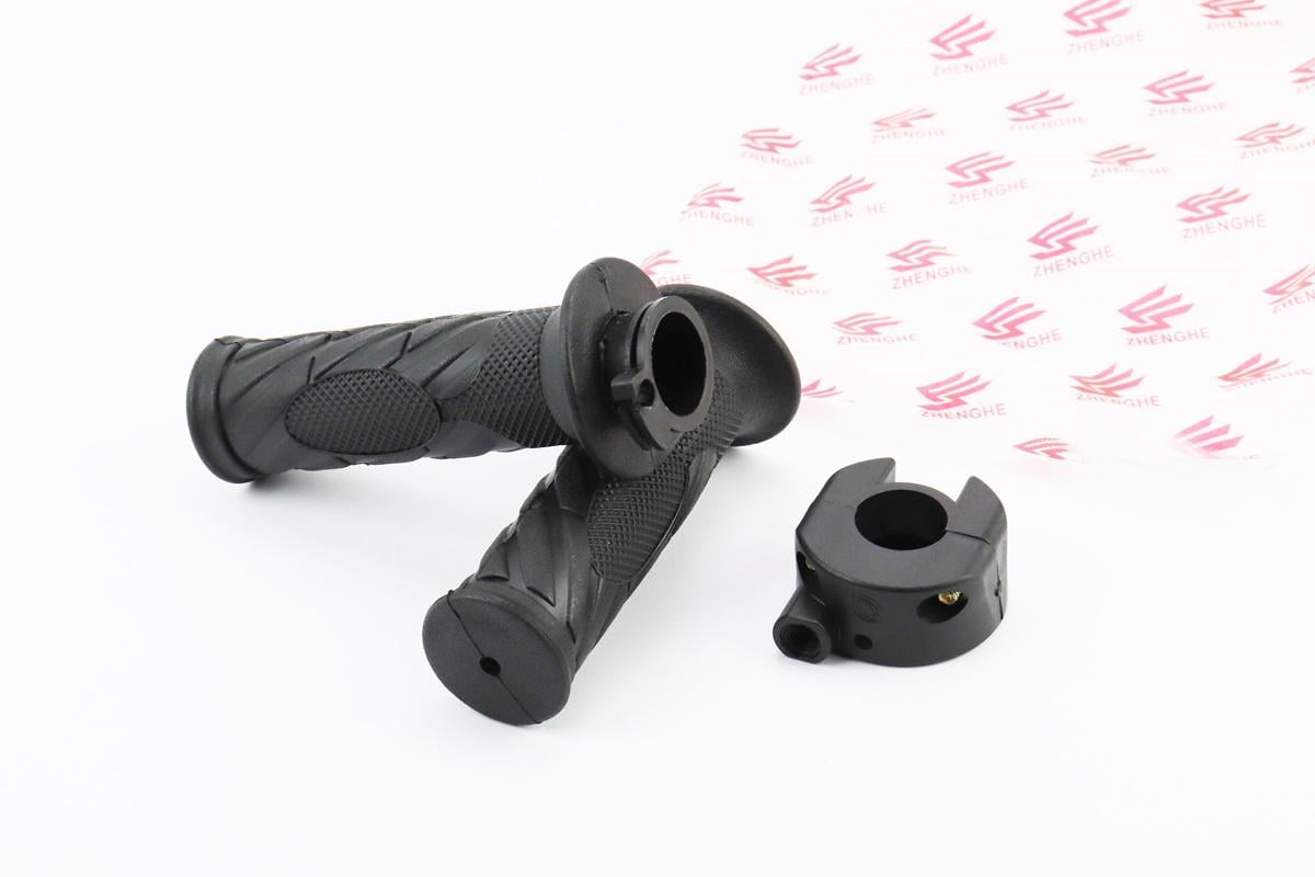 Ручки керма зі вставкою з хомутом троса газу 150cc (337553)