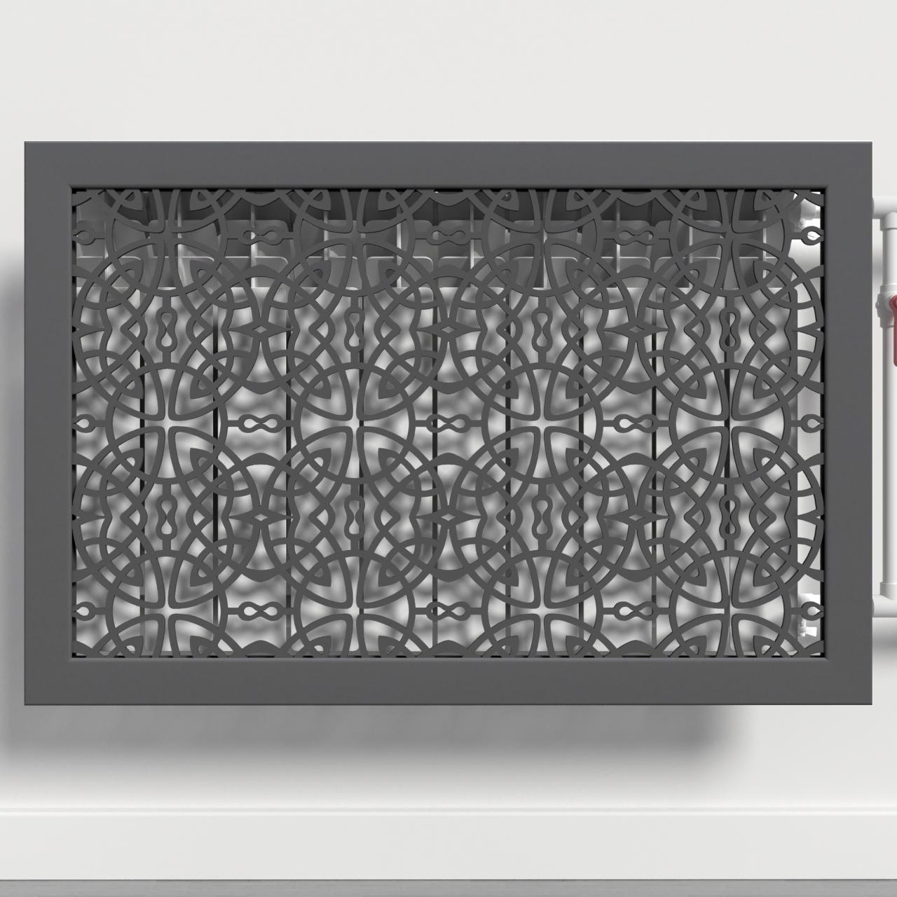 Решітка-екран на батарею SMARTWOOD 600 мм Графіт (R20152106)