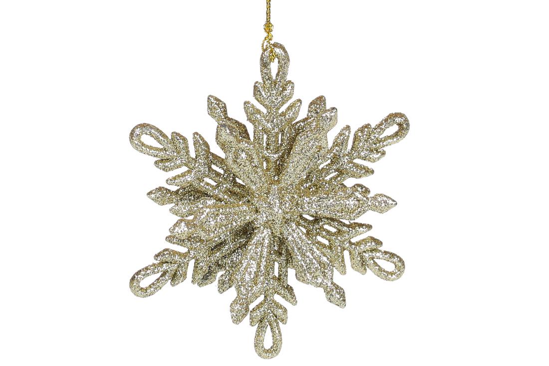 Елочное украшение Снежинка BonaDi (788-737)