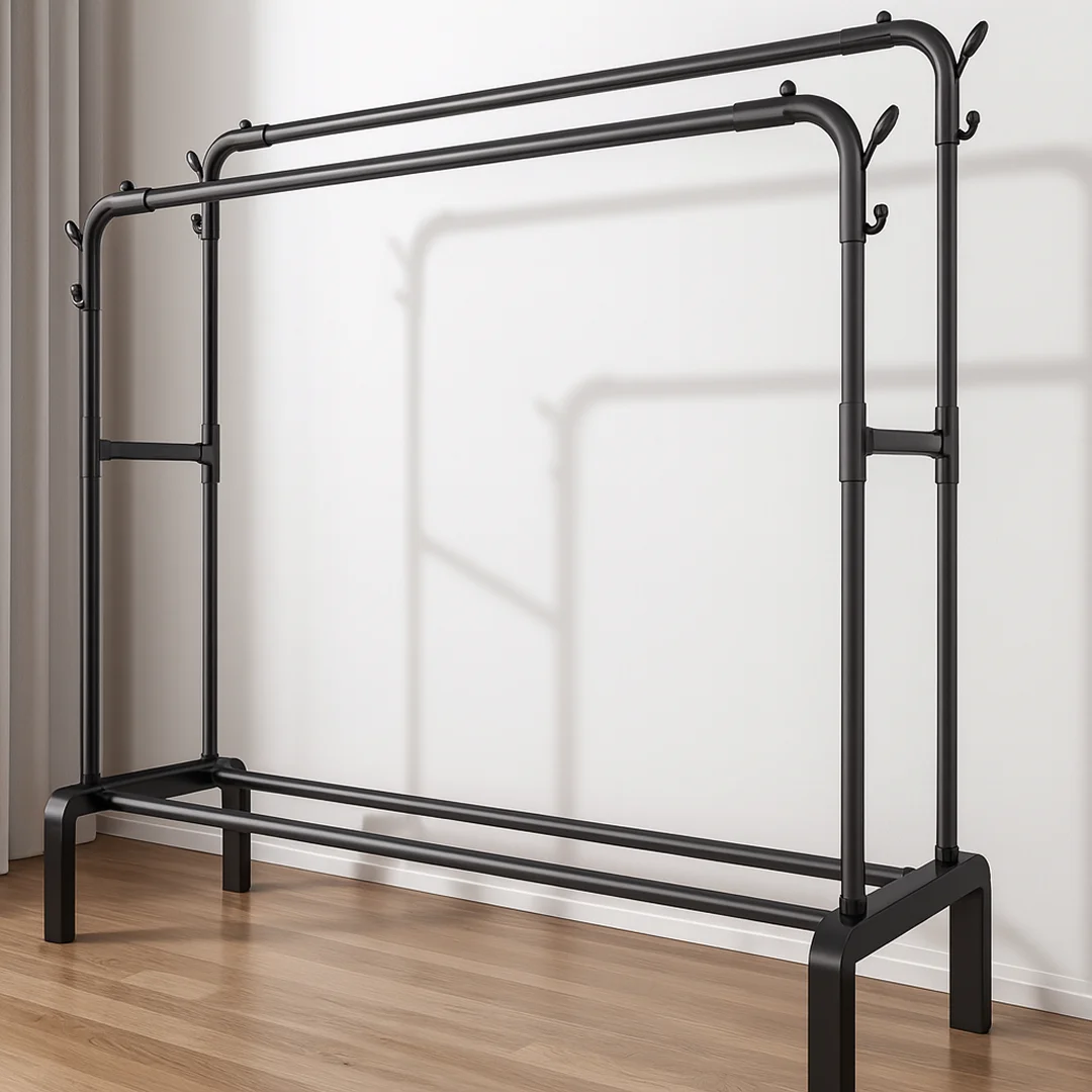 Стійка вішалка для одягу та взуття подвійна (29433538) - фото 3 Стійка вішалка для одягу та взуття подвійна (29433538) - фото 3