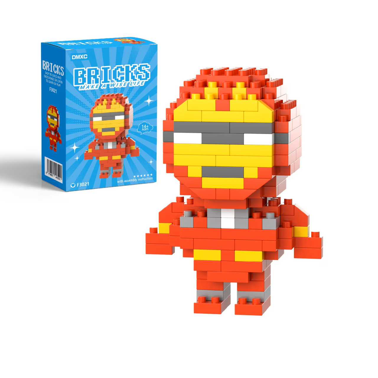 Конструктор-фигурка BRICKS Железный человек (2869954357)