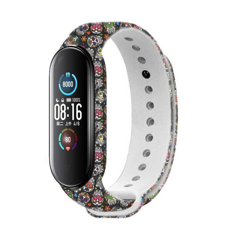 Ремешок MRK Mexican для фитнес браслета Xiaomi Mi Band 6/5 силиконовый (15)