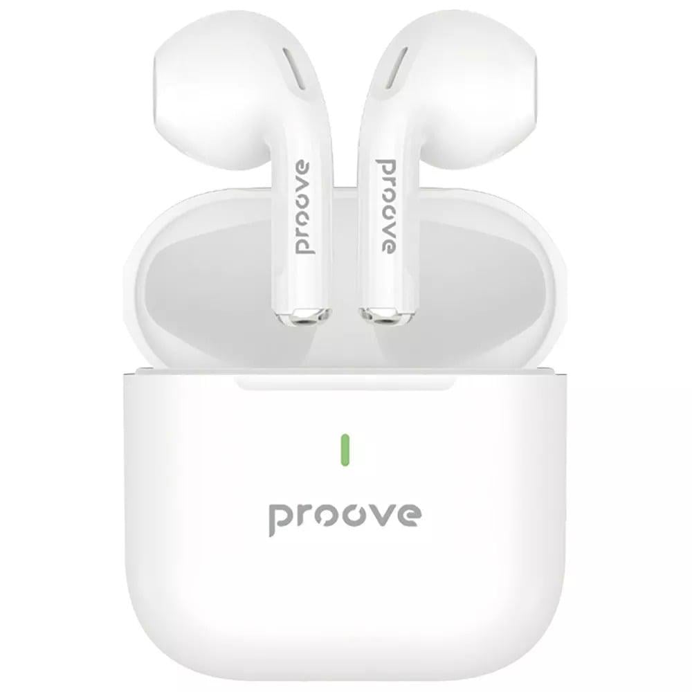 Наушники беспроводные Proove Mainstream 2 TWS APP Bluetooth 5.4 с кейсом 300 mAh White (TWMS2001AP02)