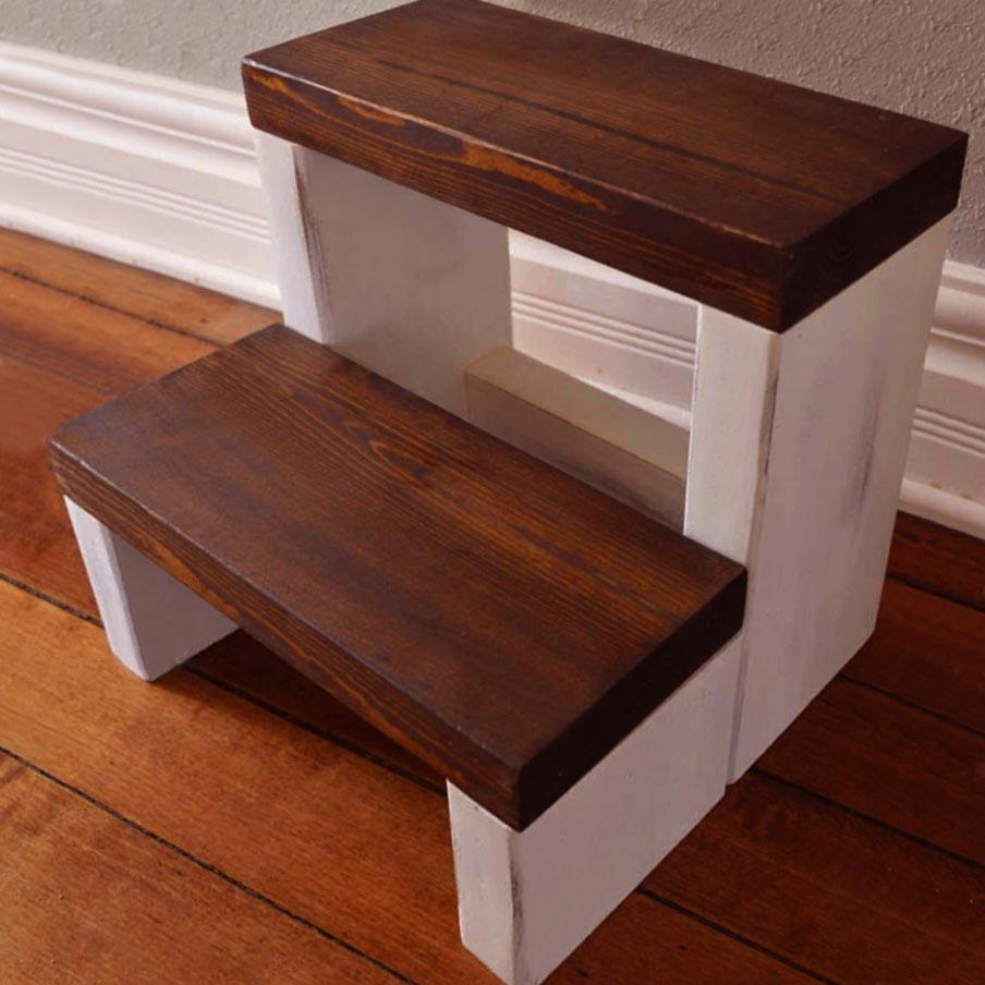 Скамейка-ступенька из дерева Маунтин Шебби/Савоярди (ССТ-00232815)