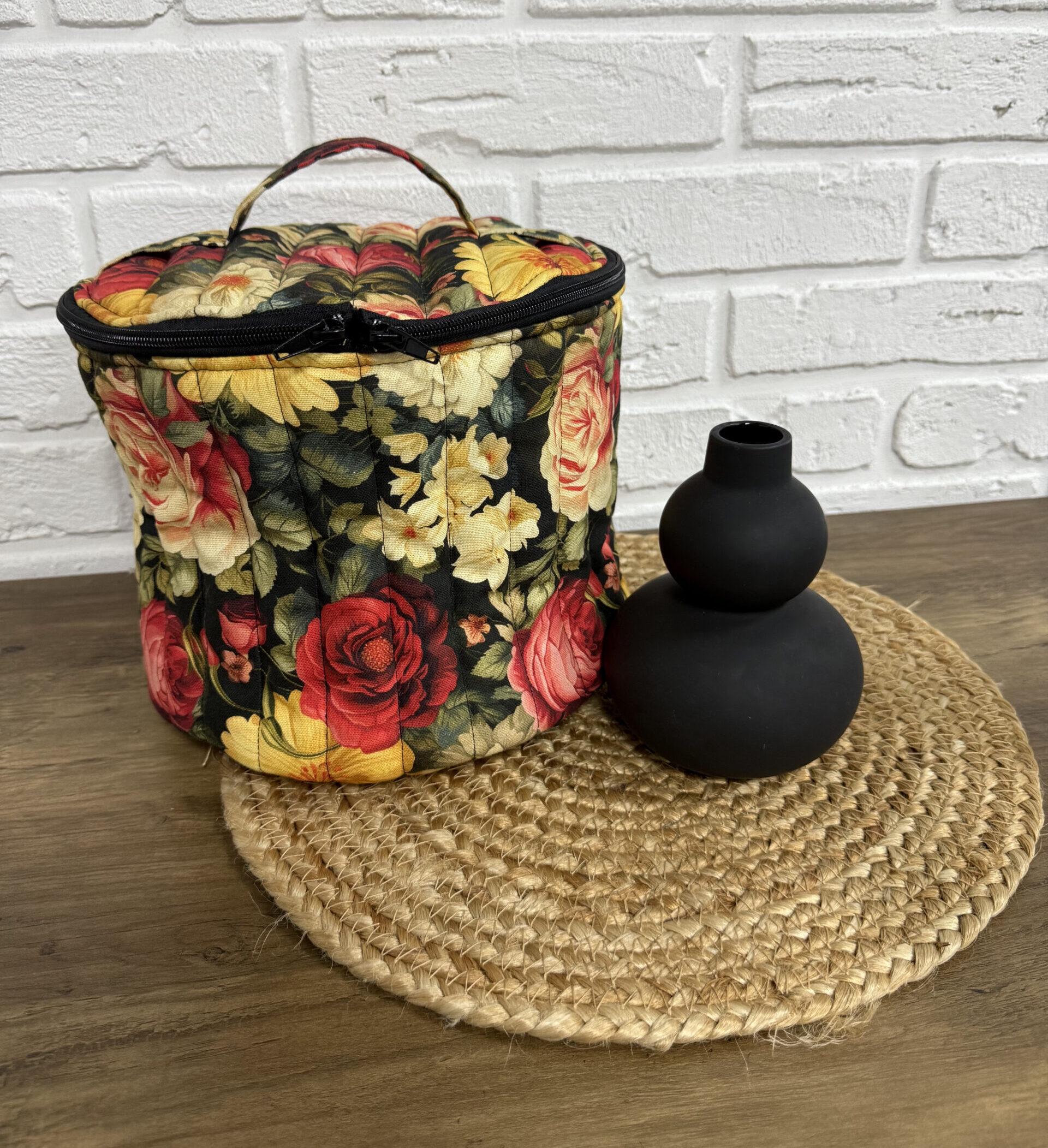 Органайзер Comfort Home панама Black rose Ø20хh15 см