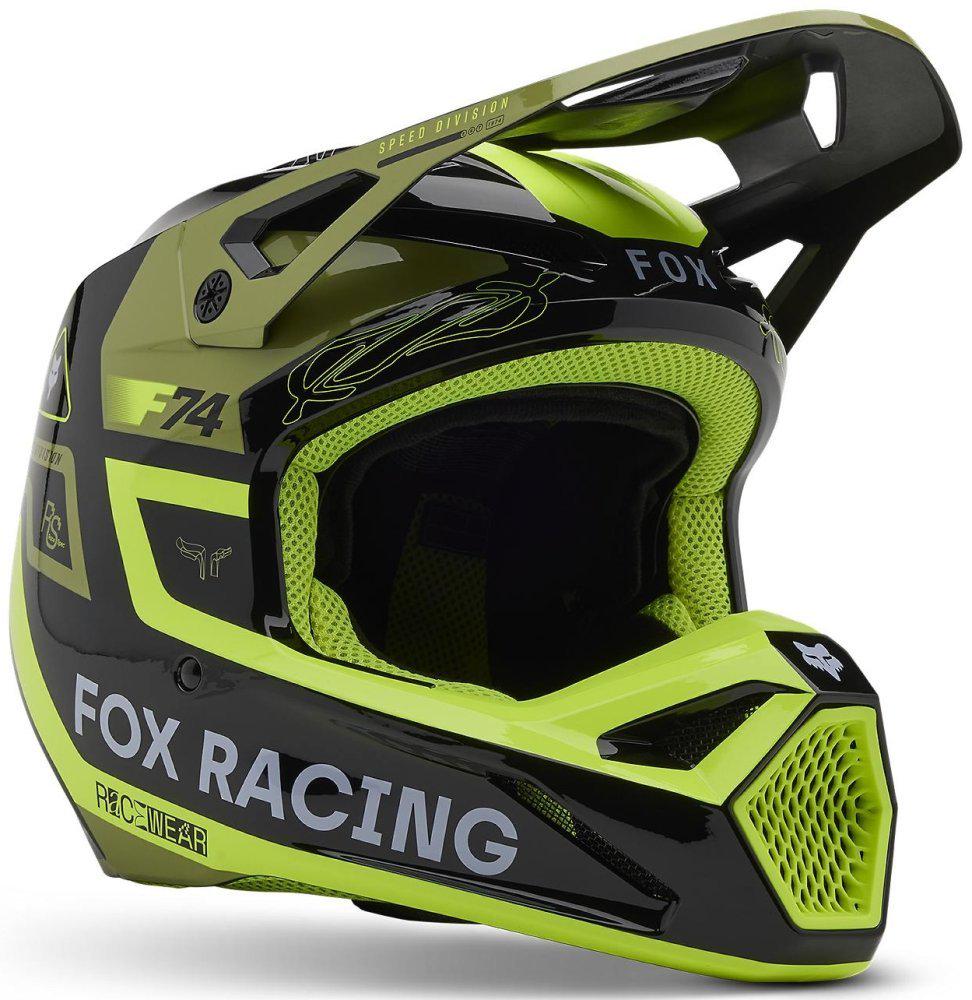 Мотошолом Fox V1 HELMET RACE SPEC 2XL Pale Green (47914)