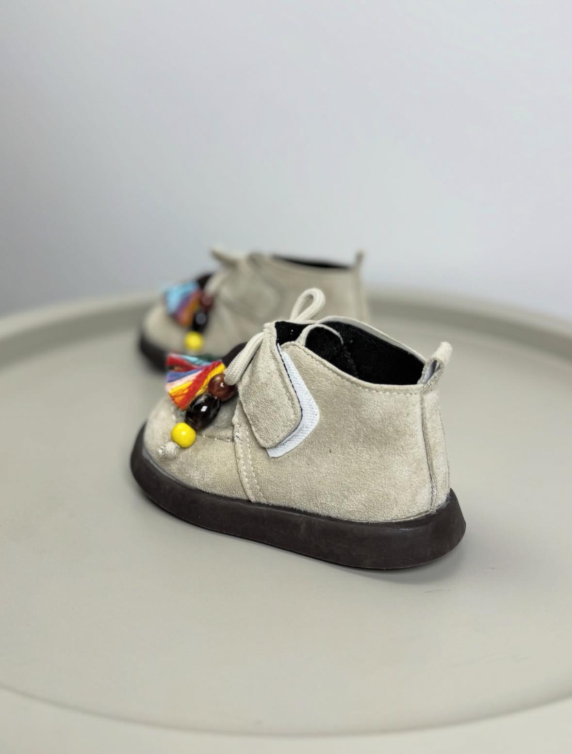 Ботинки детские осенние 1610 р. 23 Бежевый (29695663) - фото 2 Ботинки детские осенние 1610 р. 23 Бежевый (29695663) - фото 2