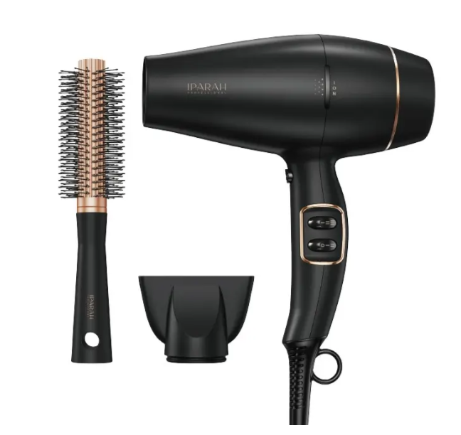Фен IPARAH P-350 2200 Вт с быстрой сушкой Черный (GR-06072)