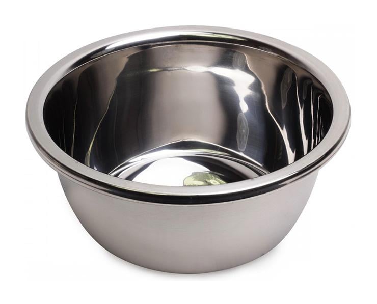 Миска Kamille Sylphia Ø 24 см з нержавіючої сталі з плоским дном (KM-4375)