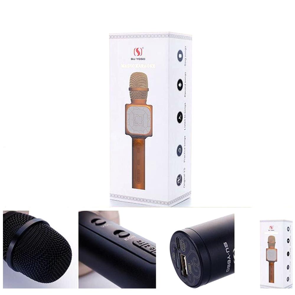 Караоке-мікрофон дитячий Bluetooth USB YS-63 Чорний (120.156) - фото 3