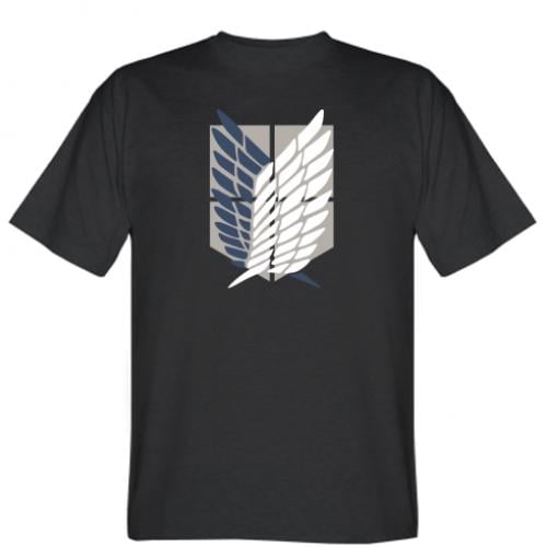 Футболка мужская Атака титанов L Черный (660990-2-58727-L)