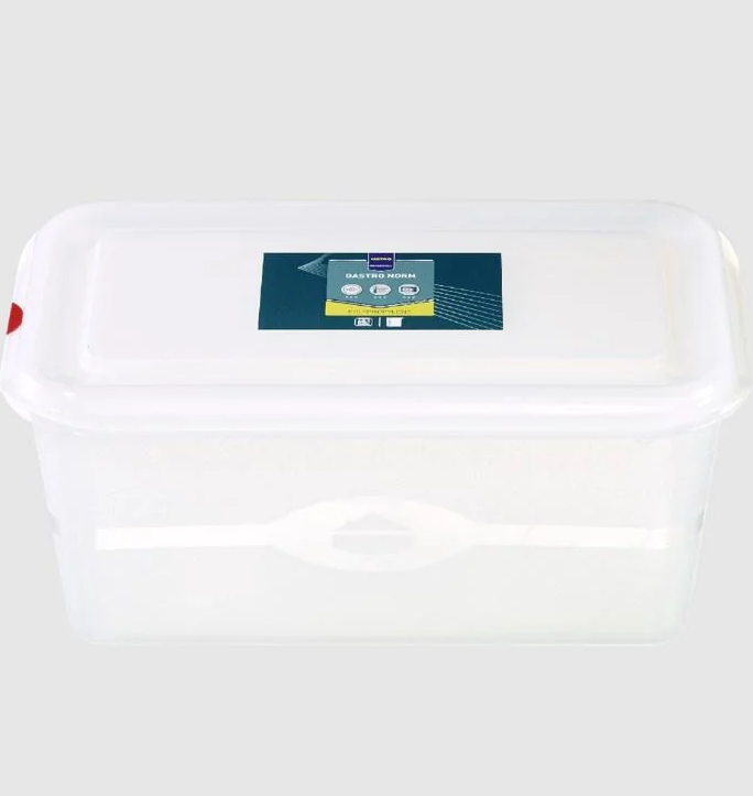 Пищевой контейнер прямоугольный Metro Professional 406634 GN 1/3 с крышкой 15 см 5,3 л